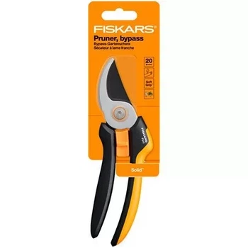 Секатор плоскостний Fiskars Solid P341 чорний до 20 мм
