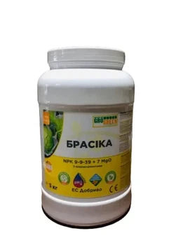 Удобрення GroGreen Гель Брасика NPK 9-9-39 5 кг