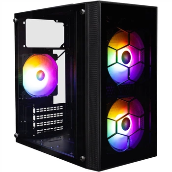 Корпус для ПК 1stPlayer X1-BK-3F1-PS-600FK-EU