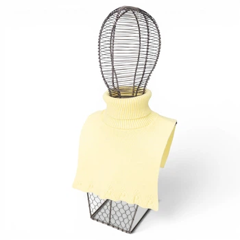 Манішка з м'якої пряжі "Лаєр" one size 04742 Світлий жовтий Talvi