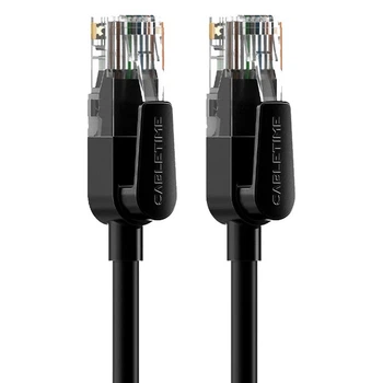 Патч-корд Cabletime CAT6 UTP Ethernet, 0,5 м, Black, RJ-45 - RJ-45, 8 жил (CN60E)