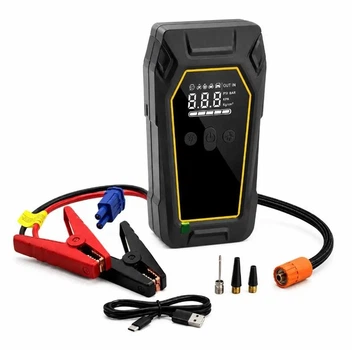Пускозарядное устройство Jump Starter K5 (400 А, компрессор 150 PSI, Power Bank 16000 mAh, LED-фонарь)