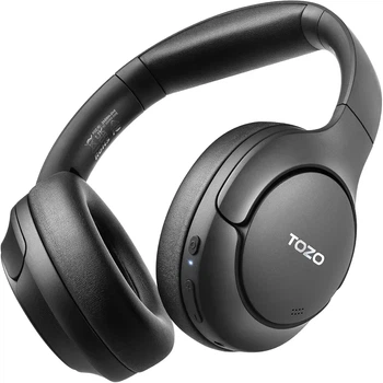 Наушники TOZO HT2 беспроводные Bluetooth, ANC/ENC, Hi-Res Audio, 40 мм, до 60 часов работы, черные
