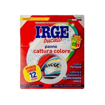 Салфетка-ловушка Irge для стирки цветных вещей 12 шт