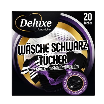 Салфетки для стирки черных вещей Deluxe 20 шт
