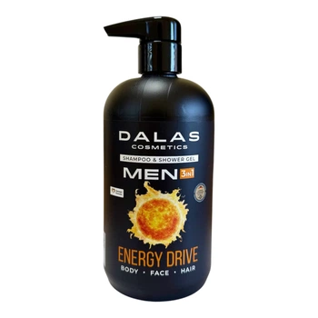 Чоловічий шампунь-гель DALAS Men Energy Drive 3в1 - 550 мл