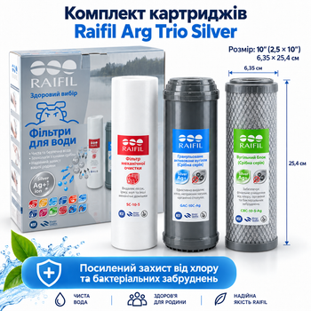 Комплект картриджей Raifil Arg Trio Silver