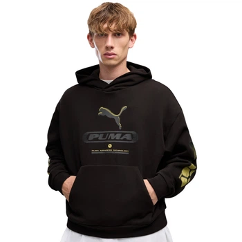Худі PUMA SPORT Street Boxy Graph Puma 694322-01 52-54 Чорний (4070033381298)
