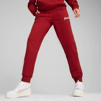 Штани жіночі Puma ESS+ Script broek voor dames 68153613 l, червоний
