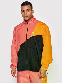 Куртка adidas adicolor Colorblock Помаранчевий S HC4500