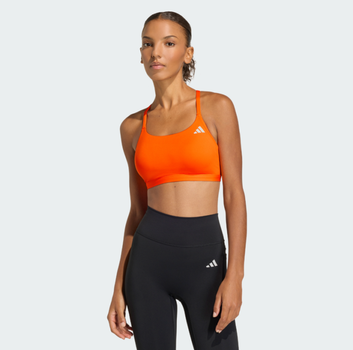 Топ жіночий ADIDAS Optime Essentials Workout Light Support KA4718 l, помаранчевий