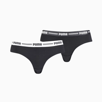 Жіноча спідня білизна PUMA WOMEN BRAZILIAN 2P PACK 90785603 l, чорний