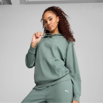 Худі жіноче ESS ELEVATED Comfort Rib Hoodie Women 68502330 s, зелений