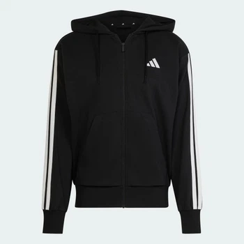 Худі чоловіче ADIDAS Essentials 3-Stripes French Terry JD1877 s, чорний