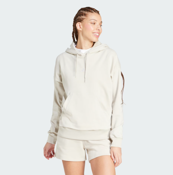 Худі жіноче ADIDAS Essentials Small Logo French Terry Hoodie JC5934 l, бежевий