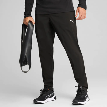 Брюки чоловічі Puma M Tad Essentials Wool Tapered 52591601 xl, чорний
