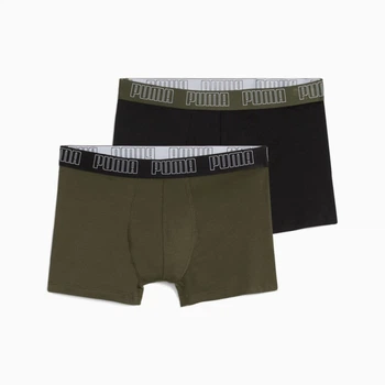 Труси чоловічі PUMA Men's Trunks 93832108 l, чорний/хакі