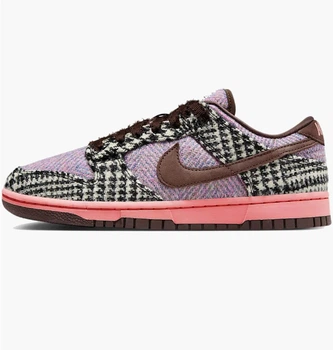 Кроссовки унисекс Nike Dunk Low Х Harris Tweed 40 Комбинированный HQ5036-902