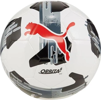 Мяч футбольный Puma Orbita 6 MS белый, черный, красный Уни 4 084335-02 4