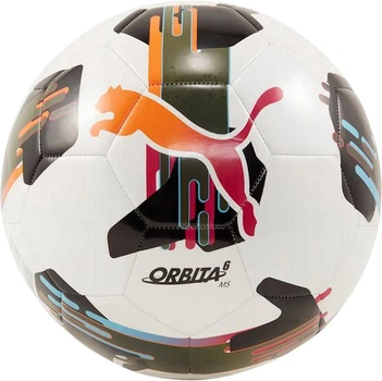М'яч футбольний Puma Orbita 6 MS Білий, Чорний, Помаранчевий 3 (084335-01 3)