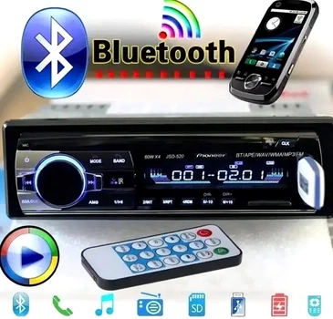 Автомагнітола з блютузом і мікрофоном мр3 для машини Pioneer