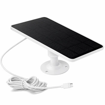 Портативна сонячна панель BauTech з водонепроникним USB-портом 10Вт Чорний (1015-740-00)