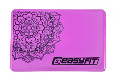 Блок для йоги з малюнком EasyFit EVA EF-1819-V йога блок цегла для йоги фіолетовий