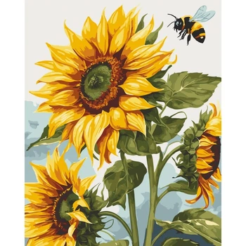 Картина по номерам Art Craft 13098-AC Подсолнухи 40х50 см 20 цветов сложность 5