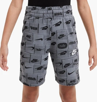 Шорты подростковые Nike K Nsw Club Ft Short Aop M Сірий FN8743-084