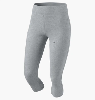 Лосины женские Nike Df Fast Crop S Серый CZ9238-084