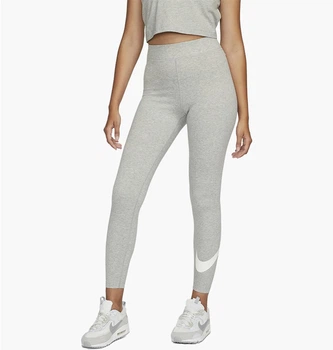 Лосини жіночі Nike Sportswear Classics High-Waisted Graphic Leggings M Сірий DV7795-063