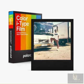 Фотопленка Polaroid Color i-Type Black Frame, цветная кассета на 8 фото для камер Polaroid i-Type
