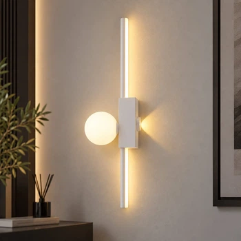 Бра настінне V K26020-600 WT, біле, LED 27W