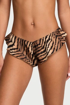 Трусики слип Victoria's Secret 5(XL) Коричневый принт (156894)