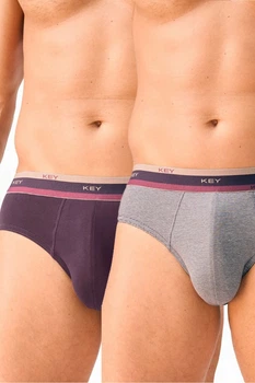 Трусы слип, 2 штуки Key 52(XL) Микс (156430)