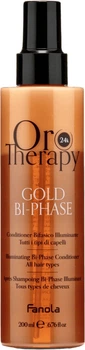 Кондиціонер для волосся Fanola Oro Therapy Gold Bi-Phase живильний 200 мл (8008277762821)