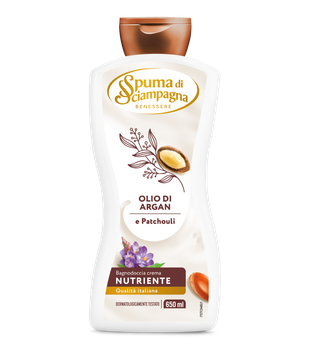 Крем-гель для душа Арганова Масло Пачули Spuma di Sciampagna Olio di Argan e Patchouli 650 мл
