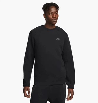 Свитшот мужской Nike Tech Fleece Crew M Черный FB7916-010