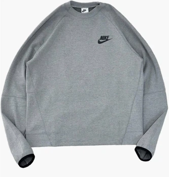 Свитшот мужской Nike Tech Fleece Crew S Серый DD5257-002