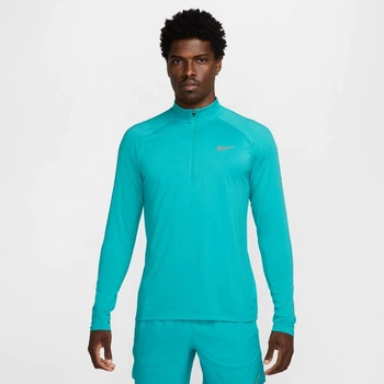 Спортивна чоловіча кофта Nike Stride Dri-Fit 1/4-Zip Running Top M Бірюзовий HV2180-345