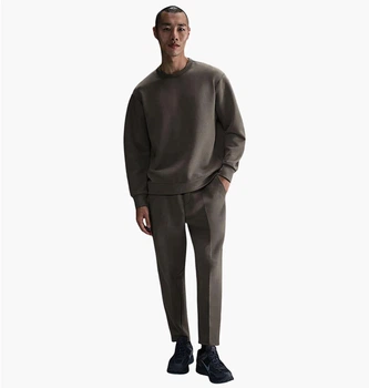Свитшот мужской Nike Df Etc Is Crew Olive S Оливковый HQ6964-289