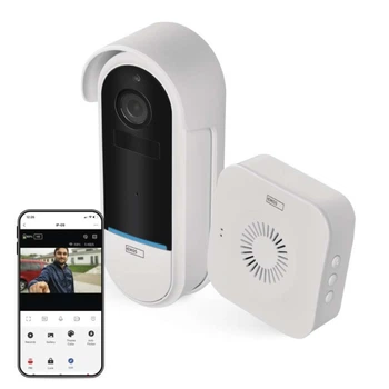 Умный беспроводной видеозвонок EMOS H4032 GoSmart на аккумуляторе с Wi-Fi