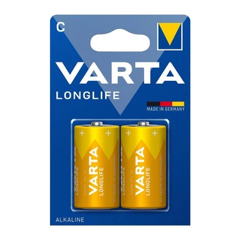 Батарейка Varta C (LR14) Longlife лужна * 2 (04114101422)