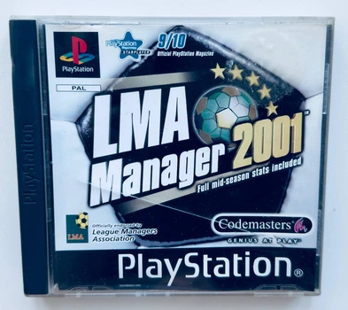 Диск для PlayStation 1 - LMA Manager 2001, англійська версія, Б/В