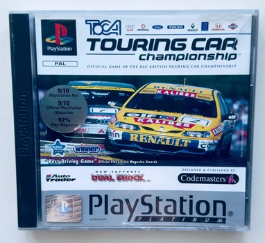 Диск для PlayStation 1 - TOCA Touring Car Championship Platinum, англійська версія, Б/В