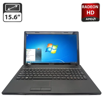 Ноутбук Lenovo IdeaPad G575 / 15.6" (1366x768) TN / AMD E-450 (2 ядра по 1.66 GHz) / 8 GB DDR3 / 250 GB HDD / AMD Radeon HD 7370M, 1 GB GDDR3, 64-bit / WebCam / DVD-ROM б/у