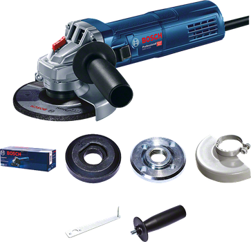 Угловая шлифовальная машина (болгарка) Bosch GWS 9-115 Professional, 900 Вт, диск 115 мм