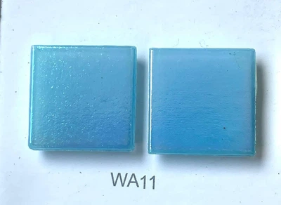 Лист мозаики Picasso Rainbow 20x20 mm голубая с перламутром 225 шт (WA 11)