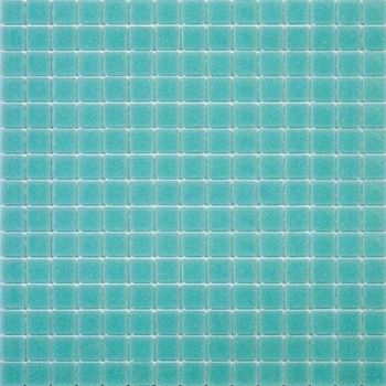 Плитка мозаики Picasso Quartz (манка) 20x20 мм нежно-бирюзового цвета, 225 шт. (А 62)