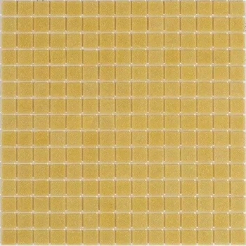 Лист мозаики Picasso Quartz (манка) 20x20 мм, желто-охристый, 225 шт. (А 32)